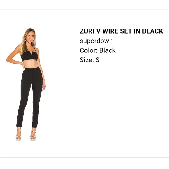Superdown Zuri V Wire Set in Black - Picture 1 of 4